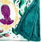 Load image into Gallery viewer, Bridgerton Ton Silhouettes on Floral Blanket, 50x60