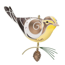 Load image into Gallery viewer, Hallmark brown & yellow bird ceramic keepsake ornament