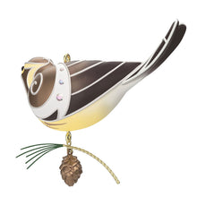 Load image into Gallery viewer, The Beauty of Birds Lady Blackburnian Warbler Ornament