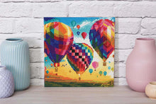 Load image into Gallery viewer, Crystal Art - Mounted Kit - Hot Air Balloons - Medium - Hallmark Timmins