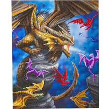 Load image into Gallery viewer, Crystal Art - Mounted Kit - Dragon Clan - Large - Hallmark Timmins
