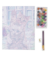 Load image into Gallery viewer, Crystal Art Paint by Numbers - Hi Kittens - Large - Hallmark Timmins