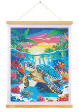 Load image into Gallery viewer, Crystal Art Scroll Kit - Tropical Turtle Paradise - Hallmark Timmins