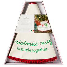 Load image into Gallery viewer, Christmas Magic Tree Skirt Handprint Kit