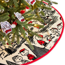 Load image into Gallery viewer, Peanuts® Fabric Hallmark Tree Skirt, 48"