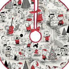 Load image into Gallery viewer, Peanuts® Fabric Hallmark Tree Skirt, 48"
