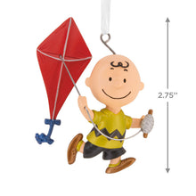 Load image into Gallery viewer, Peanuts® 75th Anniversary Charlie Brown With Kite Hallmark Ornament
