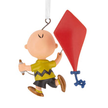 Load image into Gallery viewer, Peanuts® 75th Anniversary Charlie Brown With Kite Hallmark Ornament