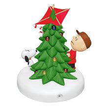 Load image into Gallery viewer, The Peanuts® Gang The Kite-Eating Christmas Tree Ornament With Light - Hallmark Timmins