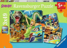 Load image into Gallery viewer, Children’s Jigsaw Puzzle Scooby Doo: 3 Night Fright - 49 Piece Puzzle by Ravensburger - Hallmark Timmins