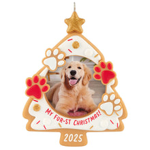 Load image into Gallery viewer, Christmas tree cookie pet photo frame ornament