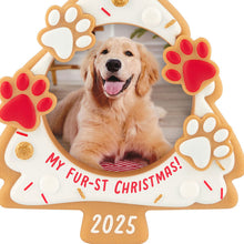 Load image into Gallery viewer, My Fur-st Christmas 2025 Photo Frame Ornament