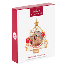 Load image into Gallery viewer, My Fur-st Christmas 2025 Photo Frame Ornament