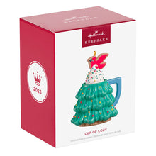 Load image into Gallery viewer, Cup of Cozy Porcelain Ornament - Hallmark Timmins