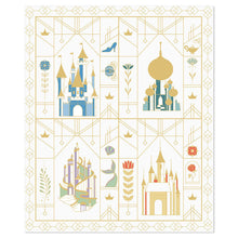 Load image into Gallery viewer, Disney Princess Castles Throw Blanket, 50x60