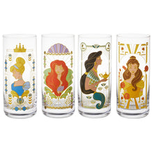 Load image into Gallery viewer, Disney Princess Drinking Glasses, Set of 4