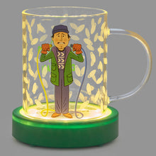 Load image into Gallery viewer, National Lampoon's Christmas Vacation™ Clark Griswold Glass Mug With Light and Sound Base, 13 oz.