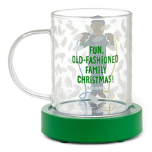 Load image into Gallery viewer, National Lampoon's Christmas Vacation™ Clark Griswold Glass Mug With Light and Sound Base, 13 oz.