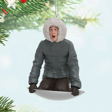 Load image into Gallery viewer, Mini National Lampoon's Christmas Vacation™ Sledding Clark Ornament, 1.25"