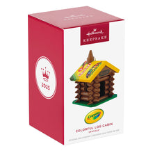 Load image into Gallery viewer, Crayola® Colorful Log Cabin Ornament