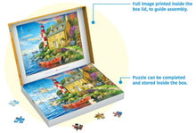 Load image into Gallery viewer, The Cottage Lighthouse - 104 Piece Puzzle by Eurographics