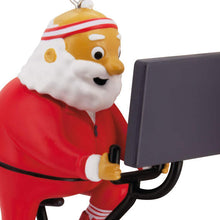 Load image into Gallery viewer, Cycling Santa Hallmark Ornament