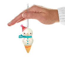 Load image into Gallery viewer, Daughter Snowman Ice Cream Cone 2024 Ornament