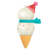 Load image into Gallery viewer, Daughter Snowman Ice Cream Cone 2024 Ornament