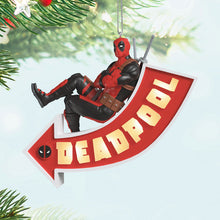 Load image into Gallery viewer, Marvel Deadpool It's a Sign! Ornament With Light