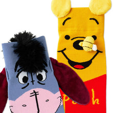 Load image into Gallery viewer, Disney Winnie the Pooh and Eeyore Novelty Crew Socks, 1 pair