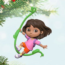 Load image into Gallery viewer, Nickelodeon Dora Swinging Into Adventure Ornament
