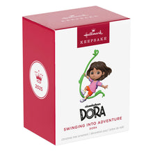 Load image into Gallery viewer, Nickelodeon Dora Swinging Into Adventure Ornament