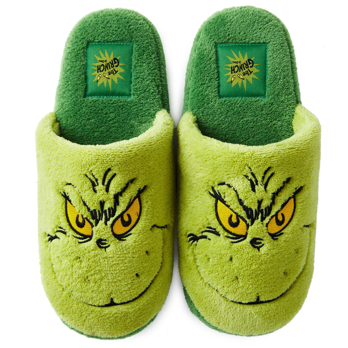 Dr. Seuss s How the Grinch Stole Christmas Grinch Slippers With Sound