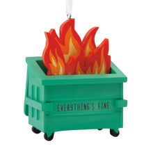 Load image into Gallery viewer, Dumpster Fire Hallmark Ornament