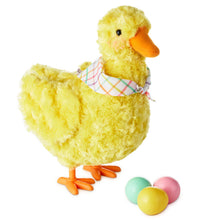 Load image into Gallery viewer, Egg-Laying Duck Plush With Sound and Motion, 11"