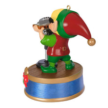 Load image into Gallery viewer, North Pole Tree Trimmers Band Collection Hank On Harmonica Musical Ornament With Light