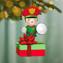 Load image into Gallery viewer, Elf Security Peekbuster Ornament With Motion-Activated Sound and Light - Hallmark Timmins