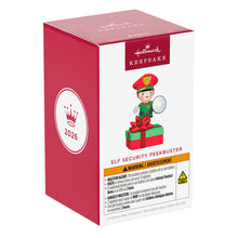 Load image into Gallery viewer, Elf Security Peekbuster Ornament With Motion-Activated Sound and Light - Hallmark Timmins
