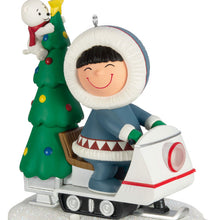 Load image into Gallery viewer, Frosty Friends Tree Delivery Ornament With Light - Hallmark Timmins