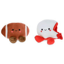 Load image into Gallery viewer, Better Together Football and Helmet Magnetic Plush Pair, 5" H