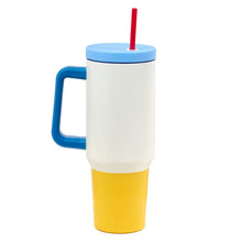 Load image into Gallery viewer, Friends "Happiness Is" Insulated Travel Cup With Handle, 42 oz.