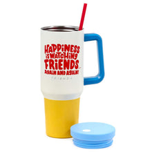 Load image into Gallery viewer, Friends "Happiness Is" Insulated Travel Cup With Handle, 42 oz.