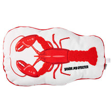 Load image into Gallery viewer, Friends You're My Lobster Shaped Throw Pillow