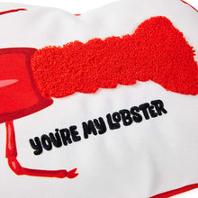 Load image into Gallery viewer, Friends You're My Lobster Shaped Throw Pillow