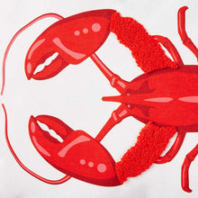 Load image into Gallery viewer, Friends You're My Lobster Shaped Throw Pillow