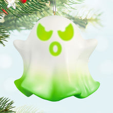 Load image into Gallery viewer, Goofy Ghost Ornament With Light and Sound