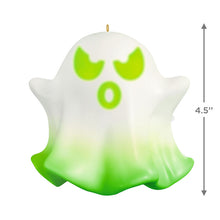 Load image into Gallery viewer, Goofy Ghost Ornament With Light and Sound
