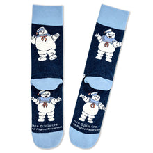 Load image into Gallery viewer, Ghostbusters Stay Puft Marshmallow Man Novelty Crew Socks