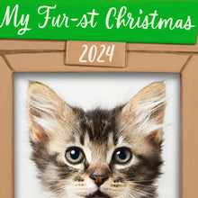 Load image into Gallery viewer, Pet's Fur-st Christmas 2024 Photo Frame Ornament