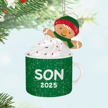 Load image into Gallery viewer, Son Gingerbread Boy in Mug 2025 Ornament
